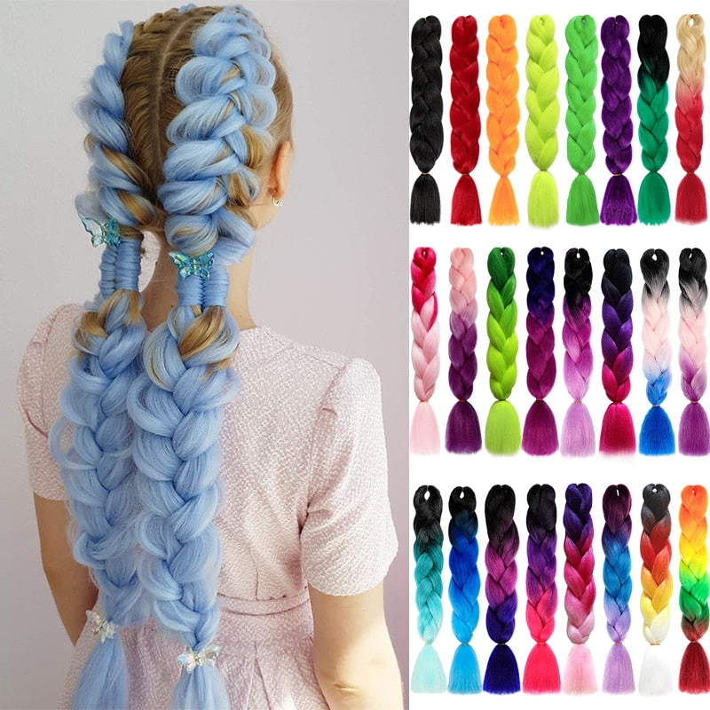 Synthetic Braids Ombre