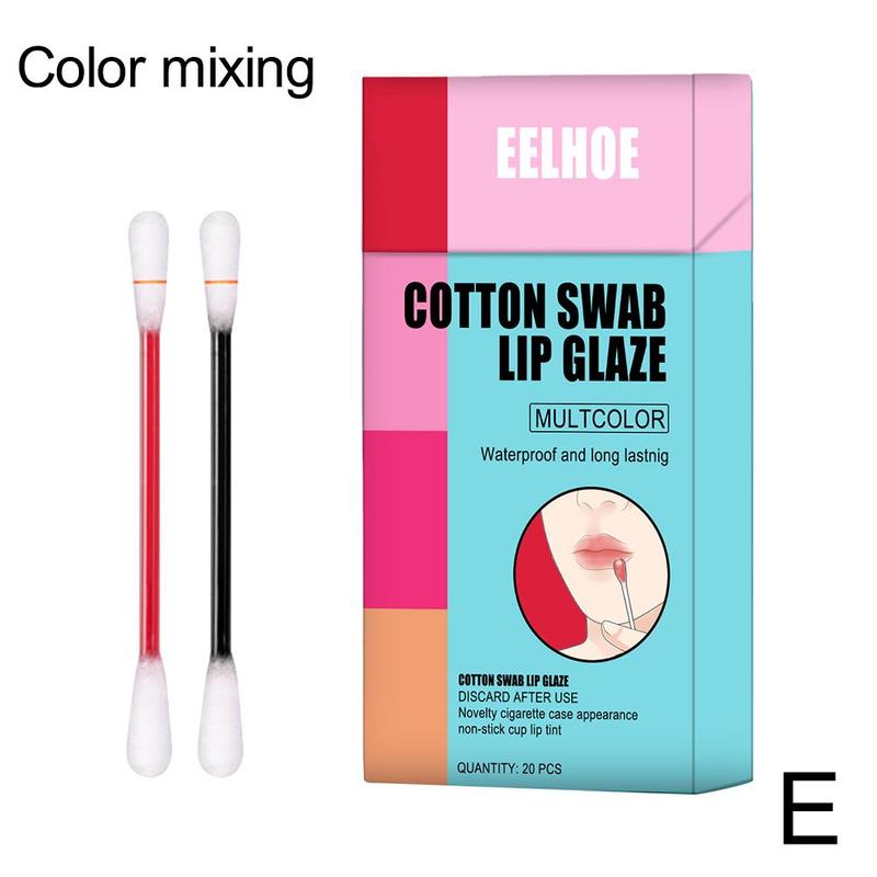 Waterproof Disposable Brushes Cotton Swab Lipsticks