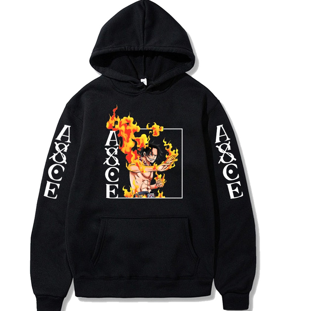 One Piece Ace Hoodie