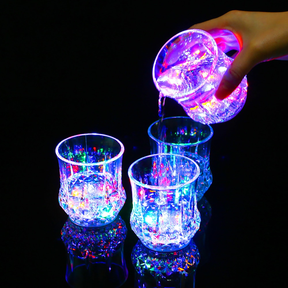 LED Glowing Wine Glasses