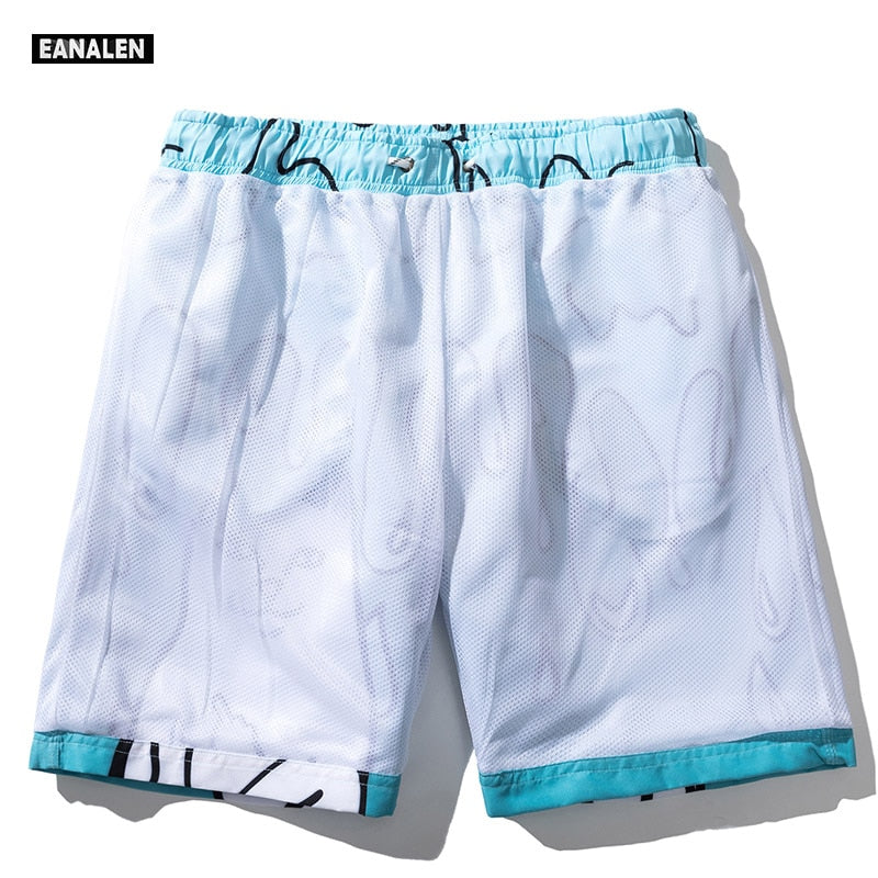 Graffiti Cat Graphic Shorts