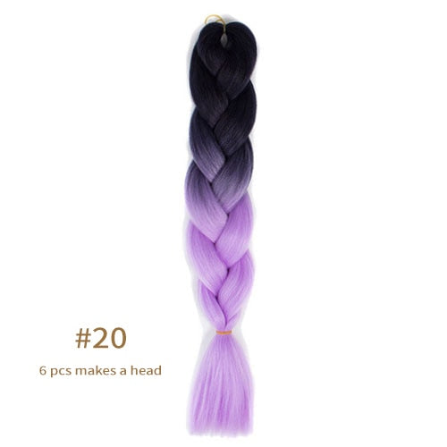 Synthetic Braids Ombre