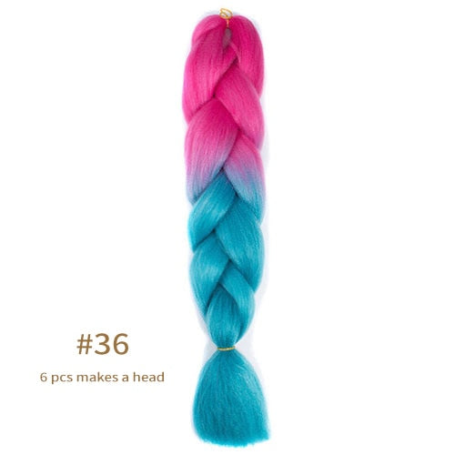 Synthetic Braids Ombre