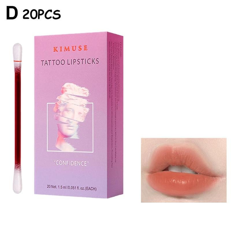 Waterproof Disposable Brushes Cotton Swab Lipsticks