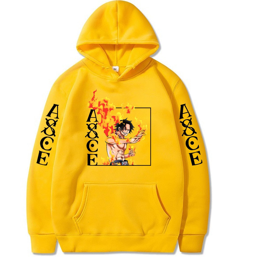 One Piece Ace Hoodie