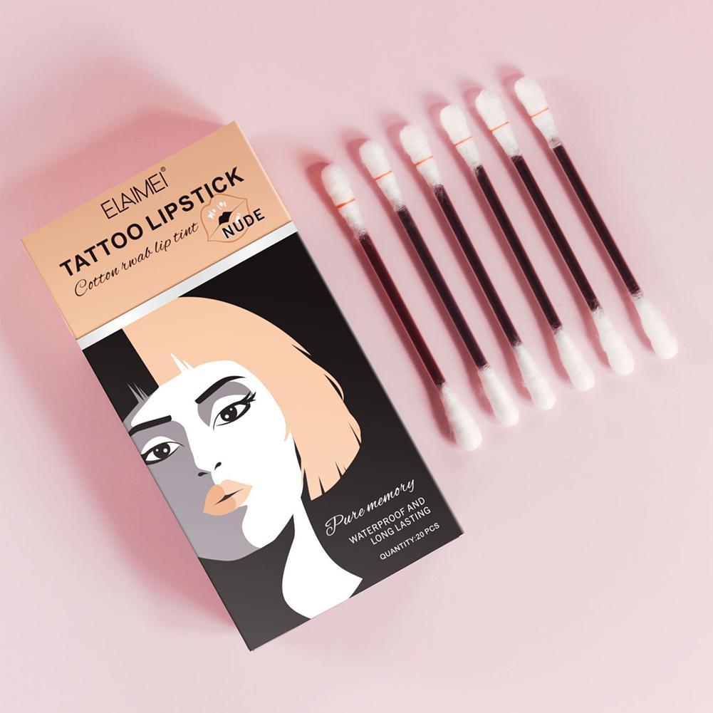 Waterproof Disposable Brushes Cotton Swab Lipsticks