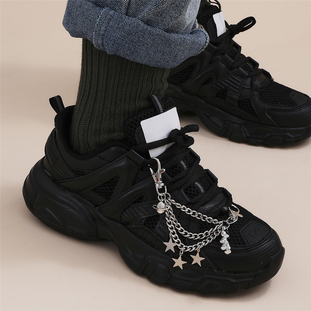 Cross Tassel Pendant Sports Shoes