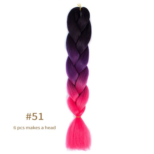 Synthetic Braids Ombre