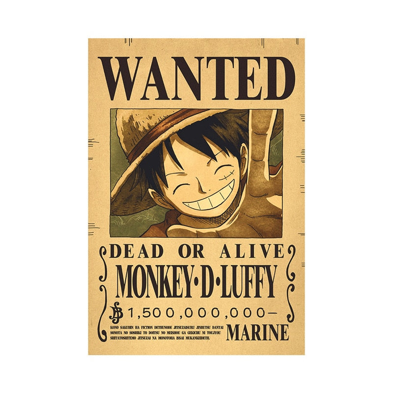 One Piece Bounty Posters