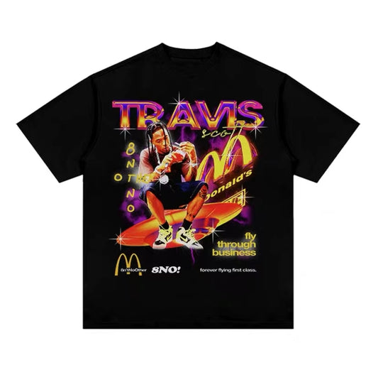 Travis Scott McDonald's Graphic Tee