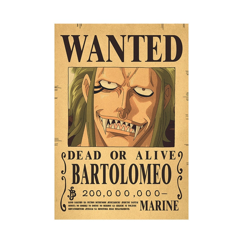 One Piece Bounty Posters