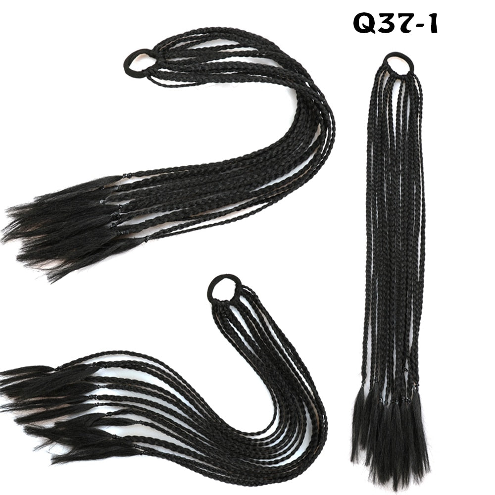 AZQUEEN Rubber Band Hair Ring Braided Ponytail Hair