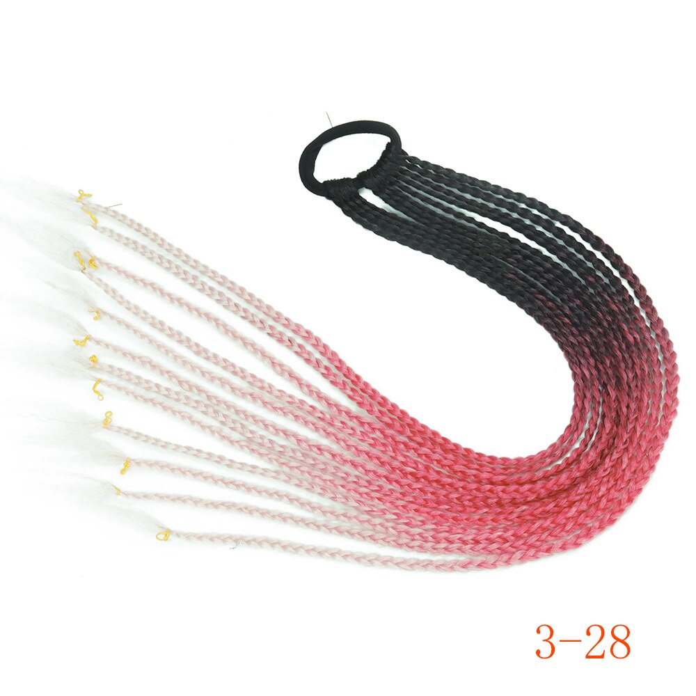 AZQUEEN Rubber Band Hair Ring Braided Ponytail Hair