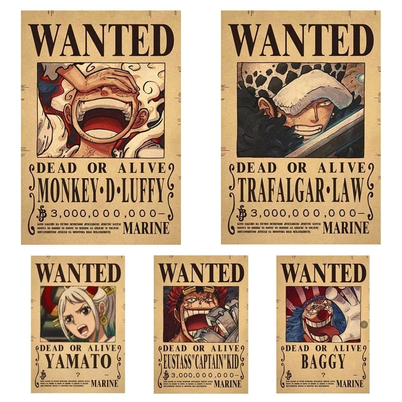 One Piece Bounty Posters