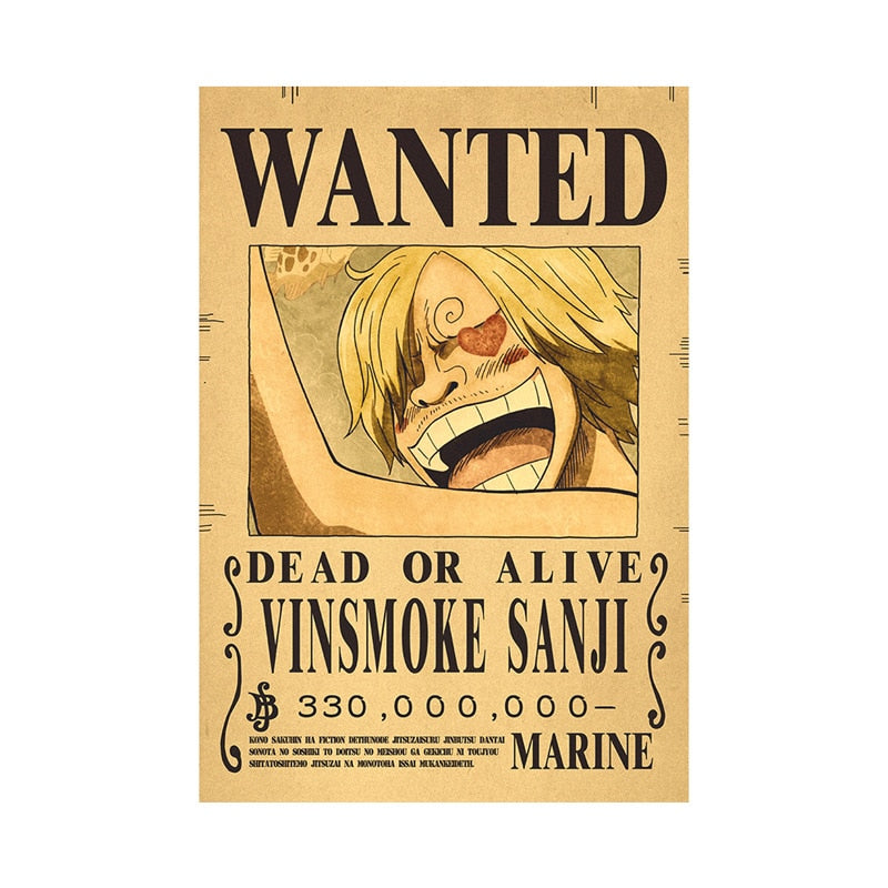 One Piece Bounty Posters