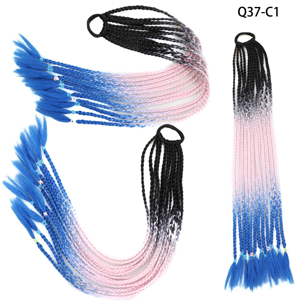 AZQUEEN Rubber Band Hair Ring Braided Ponytail Hair