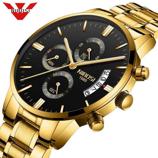 NIBOSI Luxury Military Quartz Wristwatch - Wurlis