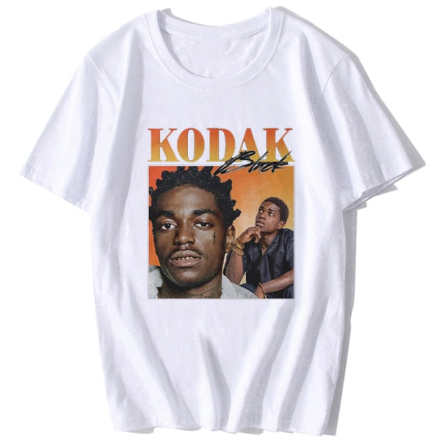 Graphic Kodak Black Printed Tee - Wurlis