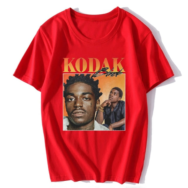 Graphic Kodak Black Printed Tee - Wurlis