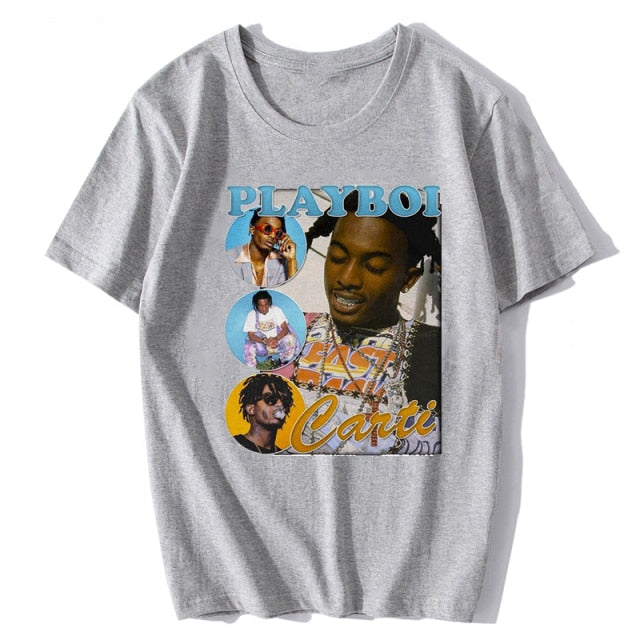 Graphic Playboi Carti Printed Tee - Wurlis