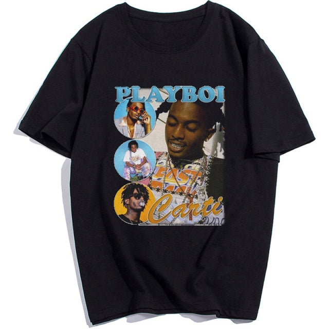 Graphic Playboi Carti Printed Tee - Wurlis