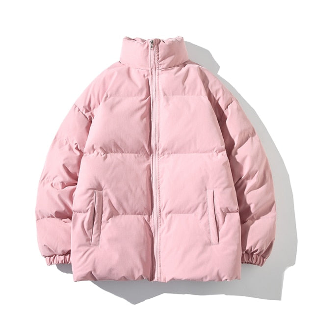 Thick Solid Colored Parka - Wurlis