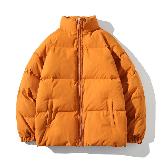 Thick Solid Colored Parka - Wurlis