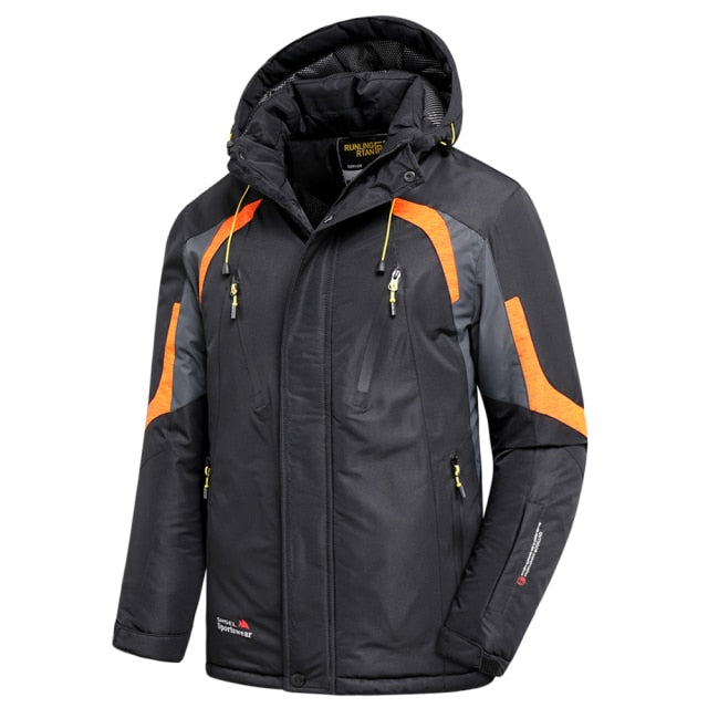 Outdoor Hooded Snow Parka Jacket - Wurlis