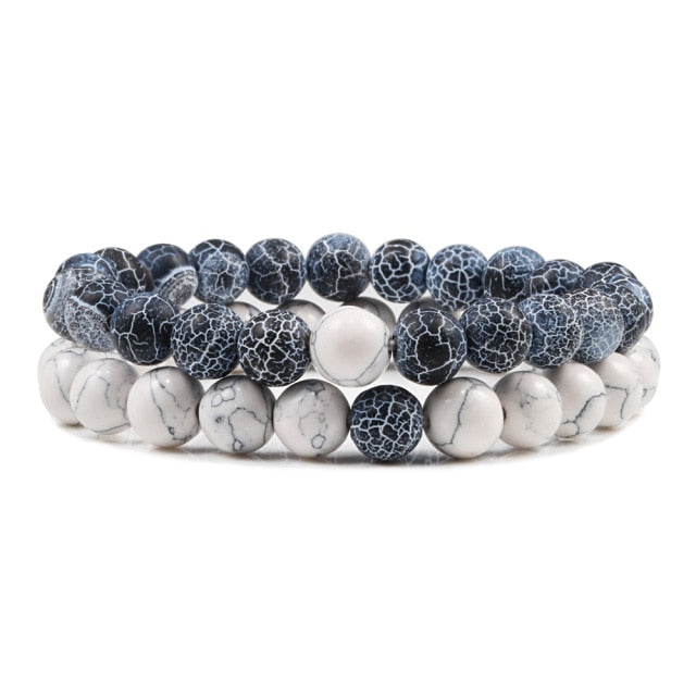 Beaded Lava Bracelet Set - Wurlis