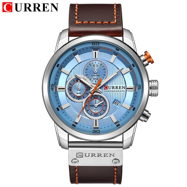 CURREN Fashion Quartz Chronograph Wrist Watch - Wurlis