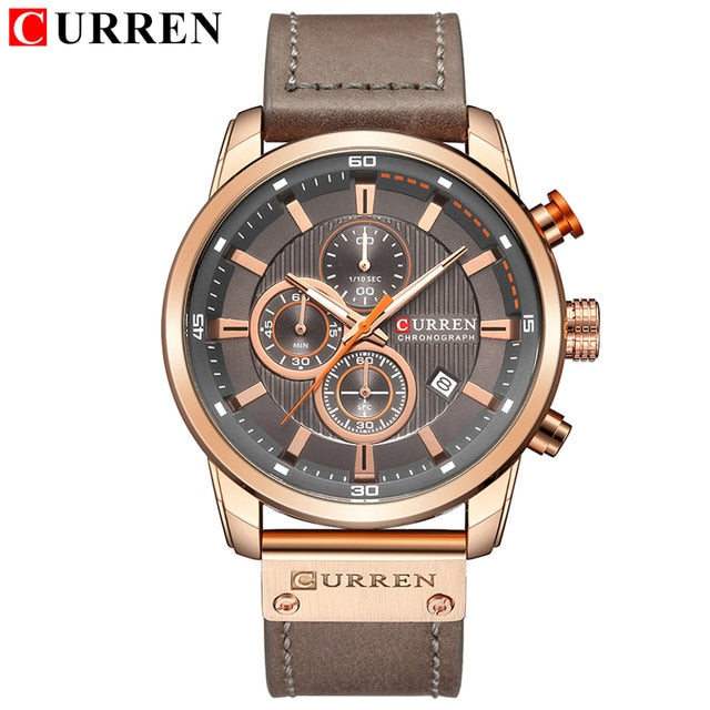 CURREN Fashion Quartz Chronograph Wrist Watch - Wurlis