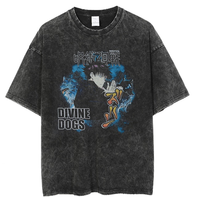 Jujutsu Kaisen Divine Dogs Megumi Tee - Wurlis