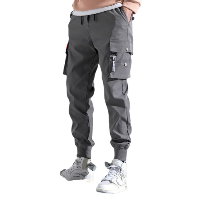 Jogger Cargo Pants w/Ribbons - Wurlis