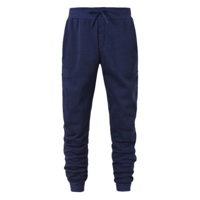 Casual Plain Drawstring Sweatpants - Wurlis