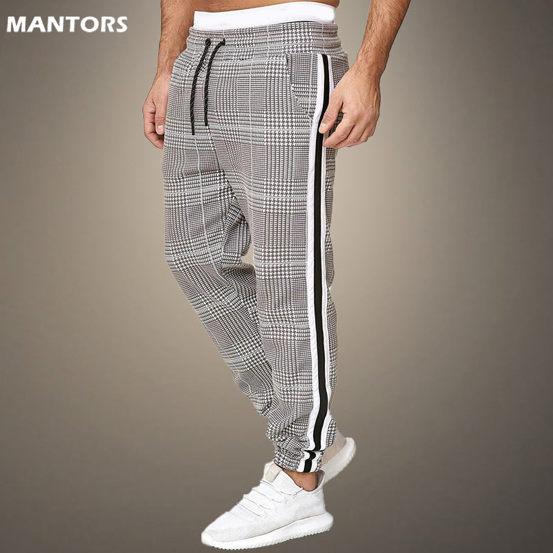 Plaid Casual Joggers - Wurlis