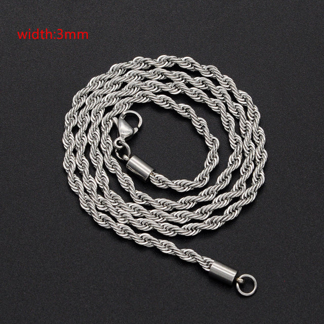 Cuban Rope Chain Necklace - Wurlis