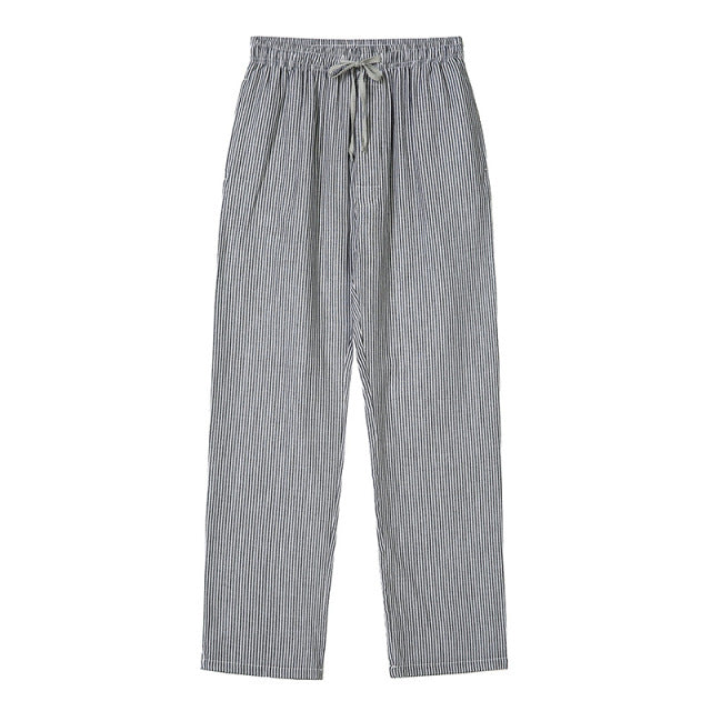 Plaid Cotton Pajama Pants - Wurlis