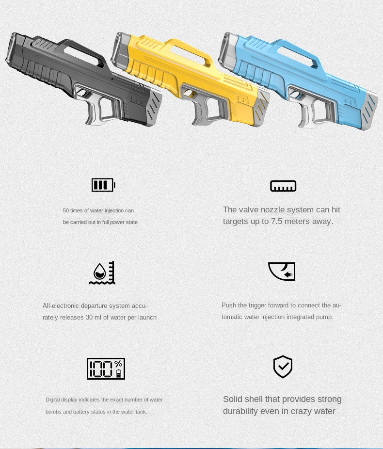 Automatic High Pressure Water Gun